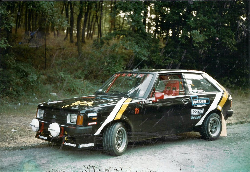 Anni '80/'90: i Fratelli Vannini sponsorizzano le stagioni rallystiche di Massimiliano Doveri, con verniciature e allestimenti della sua vettura.